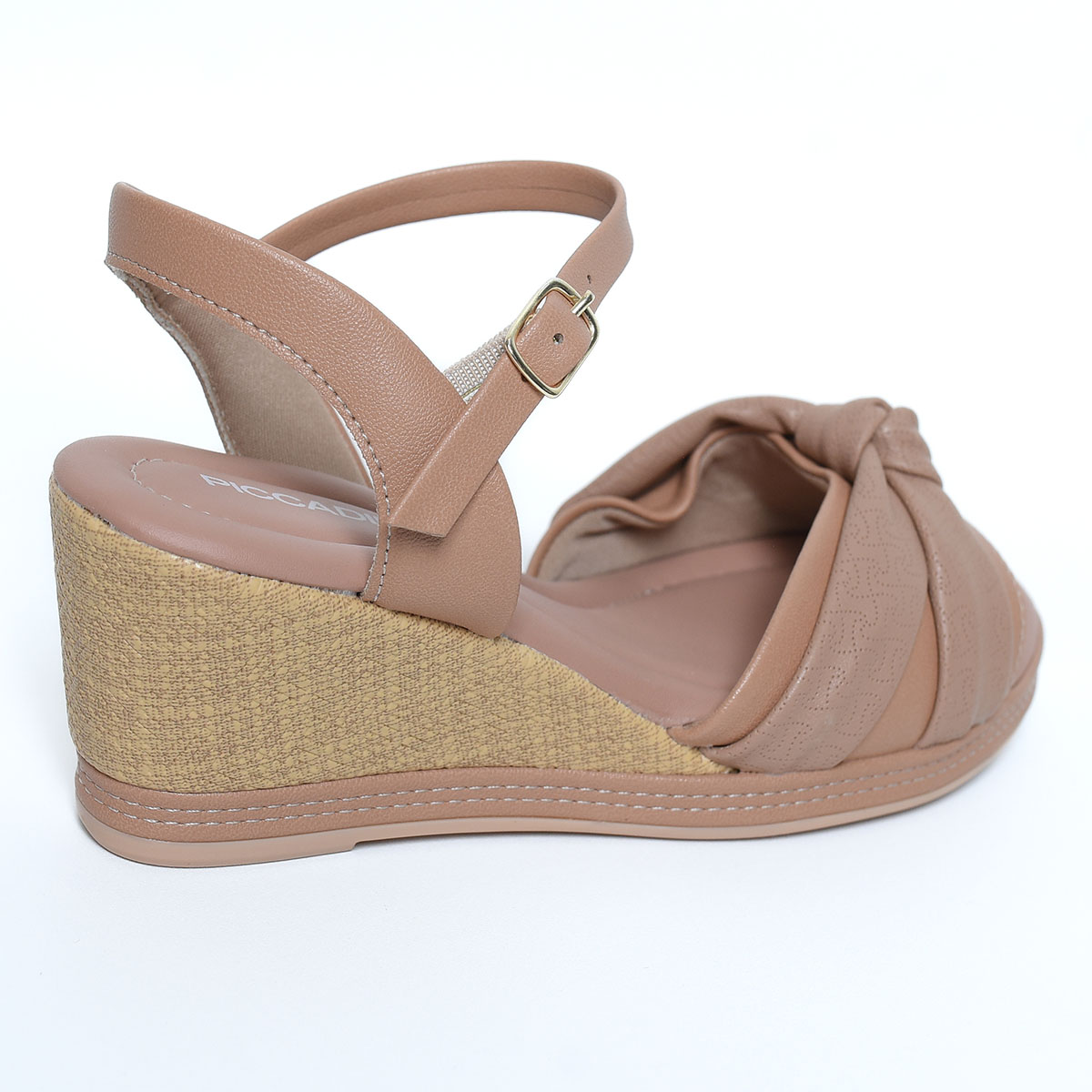 Sand Lia Anabela Piccadilly N Frontal Salto Espadrille Nude Compre