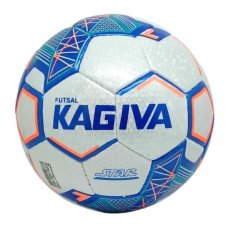 Bola de Futsal Kagiva Star PU Profissional - Branco e Laranja