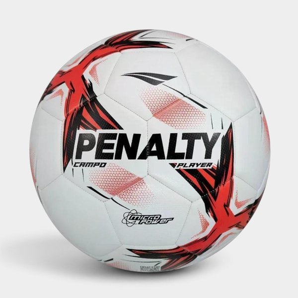 Bola de Campo Penalty Player XXVI - Branco e Vermelho