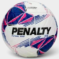 Bola de Futsal Penalty RX 500 XXVI - Azul e Rosa