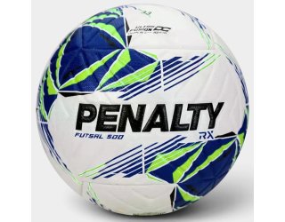 Bola de Futsal Penalty RX 500 XXVI - Azul e Verde Bola de Futsal Penalty RX 500 XXVI - Azul e Verde