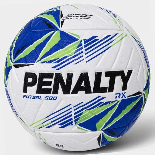 Bola de Futsal Penalty RX 500 XXVI - Azul e Verde