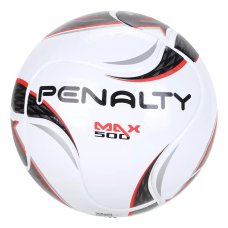 Bola de Futebol Futsal Penalty Max 500 Term XXII - Branco e Preto