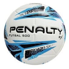 Bola de Futsal Penalty RX 500 XXIII - Branco e Azul