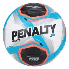 Bola Society Penalty S11 R2 XXV - Cinza e Branco