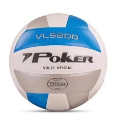 Bola de Vôlei Poker Semi Pro VLS 200 - Cinza e Azul