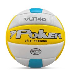 Bola de Vôlei Poker Training VLT 140 - Azul e Amarelo 