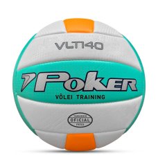 Bola de Vôlei Poker Training VLT 140 - Laranja e Verde