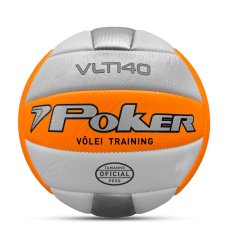 Bola de Vôlei Poker Training VLT 140 - Laranja e Cinza