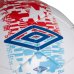Bola de Futebol Campo Umbro Formation - Branco e Azul