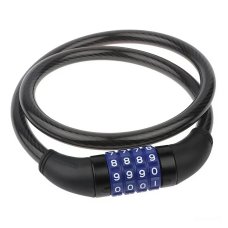 Cadeado Espiral Bicycle Lock Trava com Senha - Preto
