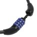Cadeado Espiral Bicycle Lock Trava com Senha - Preto