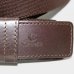 Cinto de Elástico Couro Casteliê 340014 Masculino - Marrom Escuro