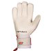 Luva de Goleiro Poker Futebol Profissional Firmness 4 - Branco e Vermelho