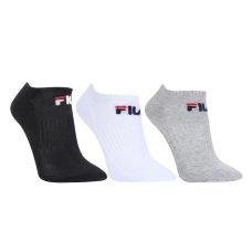 Kit Meia Fila Cano Curto Logo c/ 3 pares - Colorido