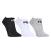Kit Meia Fila Cano Curto Logo c/ 3 pares - Colorido