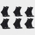 Kit Meia Fila Cano Alto C/ 6 Pares - Preto