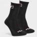 Kit Meia Fila Cano Alto C/ 6 Pares - Preto e Branco