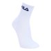 Kit Meia Fila Cano Médio Logo c/ 3 pares - Branco e Cinza
