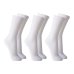 Kit 3 Pares Meia Cano Alto Atoalhada Lupo Masculina - Branco