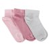 Kit Meia Infantil Lupo Básico Cano Baixo 3 Pares - Rosa e Cinza Kit Meia Infantil Lupo Básico Cano Baixo 3 Pares - Rosa e Cinza