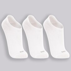 Kit 3 Pares Meia Invisível Lupo Feminina - Branco