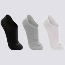 Kit 3 Pares Meia Soquete Lupo Masculina - Branco e Preto