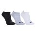 Kit Meia Oakley Bark Low Quarter 3 Masculina - Branco e Preto