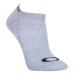 Kit Meia Oakley Bark Low Quarter 3 Masculina - Branco e Preto