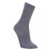 Kit Meia Under Armour Cano Longo Core Cotton Crew 3 Pares - Chumbo e Branco