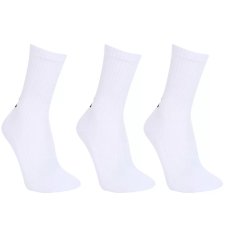 Kit Meia Under Armour Cano Longo Core Cotton Crew 3 Pares - Gelo