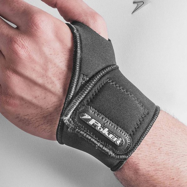 Munhequeira Poker Power Neoprene - Preto