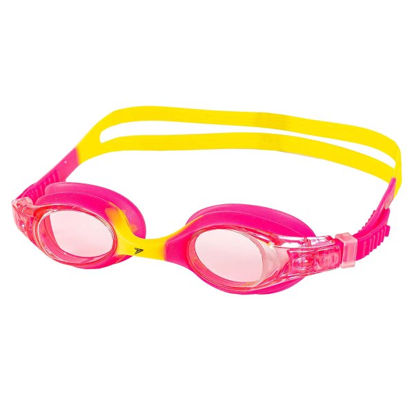 Óculos De Natação Infantil Poker Rapid Ultra - Rosa e Amarelo