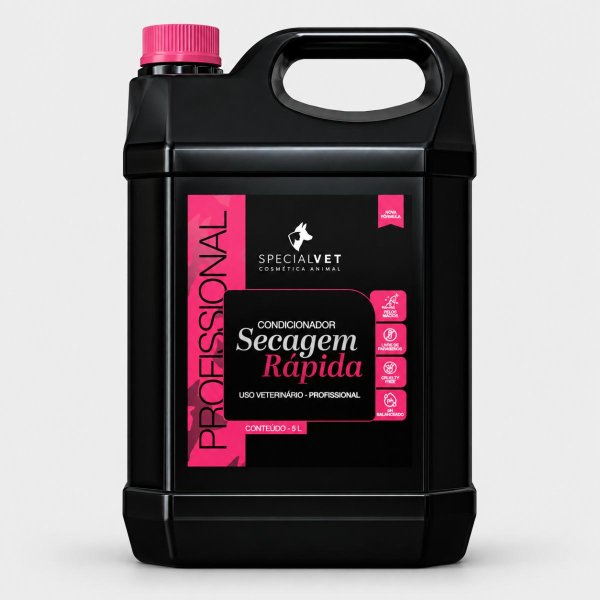 Condicionador Linha Secagem Rápida Special Vet Todos Animais - 5L