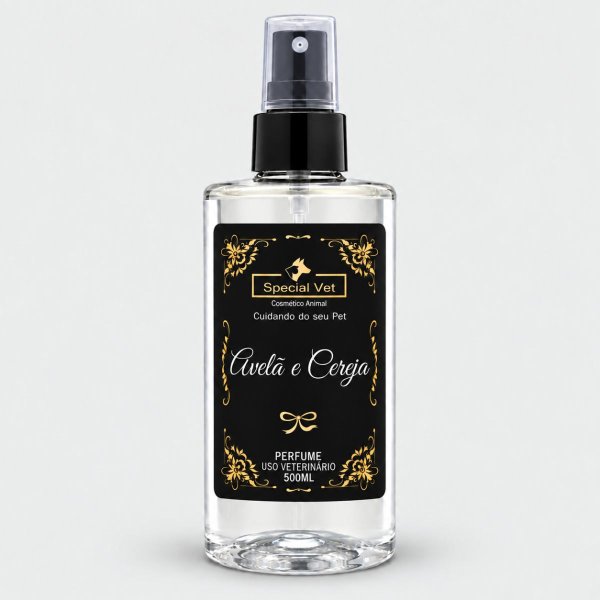 Perfume Pet Avelã e Cereja Special Vet Todos Animais - 500ml