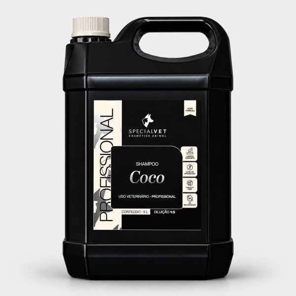Shampoo Linha Coco Special Vet Todos Animais - 5L