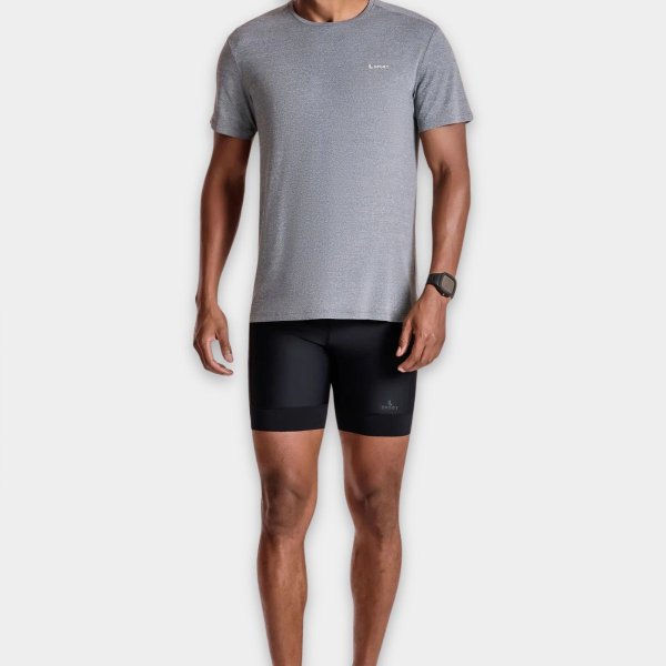 Bermuda Lupo Run 2 Pockets Masculina - Preto