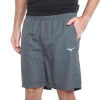 Bermuda Mizuno Big Logo Masculina - Cinza Claro