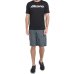 Bermuda Mizuno Big Logo Masculina - Cinza Claro