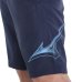 Bermuda Mizuno Run Bird Logo Masculina - Azul Escuro