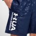 Short Under Armour Woven Emboss Masculino - Marinho e Branco Short Under Armour Woven Emboss Masculino - Marinho e Branco