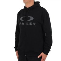 Moletom Oakley Bark Canguru Blackout Masculino - Preto