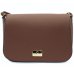 Bolsa Casteliê Casual Básica Feminina - Marrom Escuro