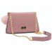 Bolsa Casteliê Casual Pompom Feminina - Rosa