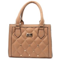 Bolsa Casteliê Casual Apliques Feminina - Bege