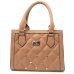 Bolsa Casteliê Casual Apliques Feminina - Bege