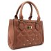 Bolsa Casteliê Casual Apliques Feminina - Marrom
