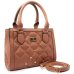 Bolsa Casteliê Casual Apliques Feminina - Marrom