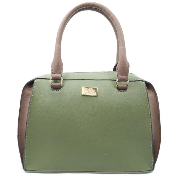 Bolsa Casteliê Casual Básica Feminina - Verde Oliva