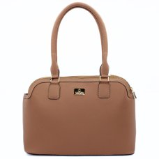 Bolsa Casteliê Casual Básica Formato Feminina - Marrom Claro